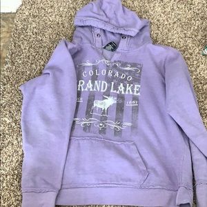 Purple hoodie